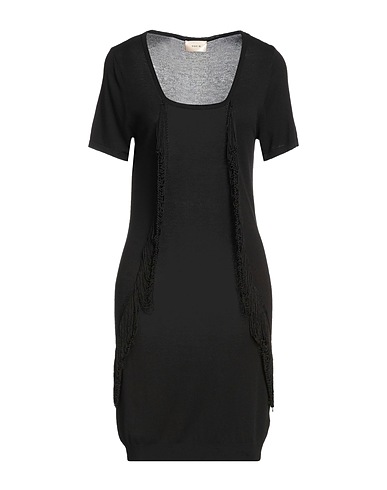 TOY G. Short dress Black 72% Viscose, 28% Polyamide