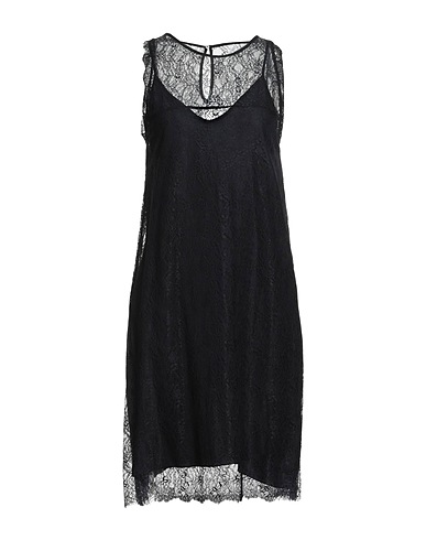 ALPHA STUDIO Short dress Black 100% Polyamide