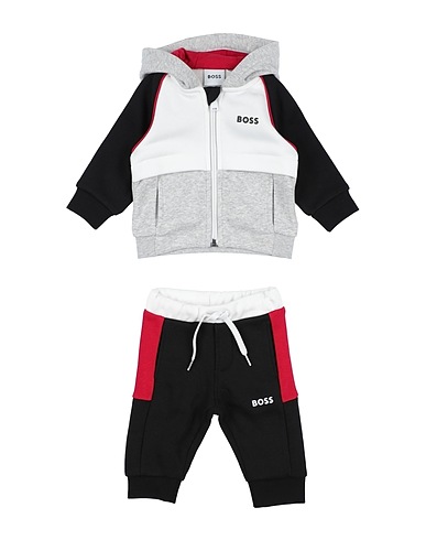 BOSS Outfits Black 87% Cotton, 13% Polyester, Elastane