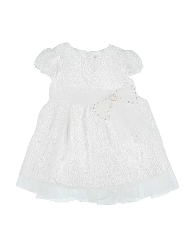 BARCELLINO® Baby dress White 82% Polyester, 18% Polyamide