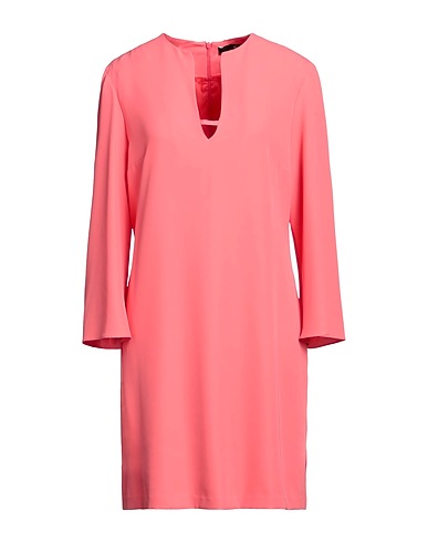 COMPAGNIA ITALIANA Short dress Salmon pink 95% Polyester, 5% Elastane