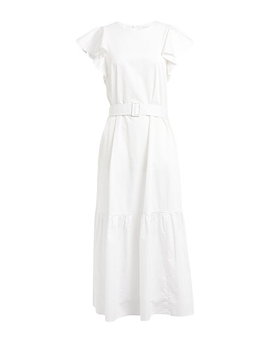 KAOS Long dress White 100% Cotton