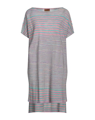 ALESSIA SANTI Short dress Lilac 60% Cotton, 30% Viscose, 10% Polyester