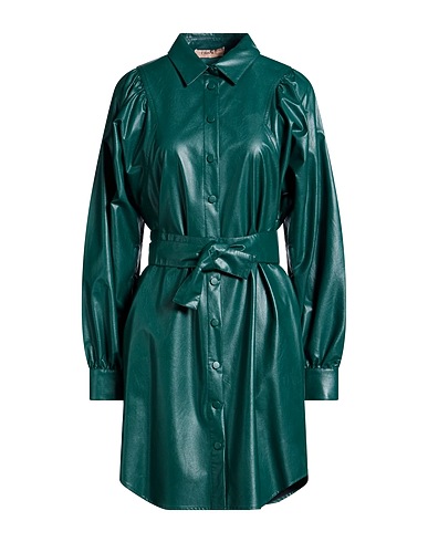 TWINSET Robe chemise VERDE SCURO 100% Viscose