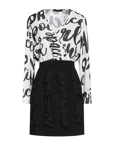 FRANKIE MORELLO Short dress White 100% Polyester