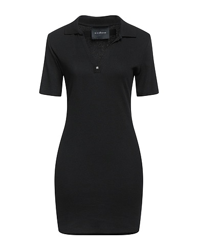 JOHN RICHMOND Vestito corto Nero 50% Cotone, 50% Viscosa
