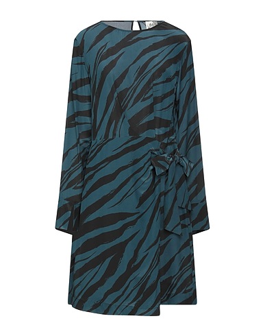 ATTIC AND BARN Midi dress Deep teal 68% Viscose, 32% Silk