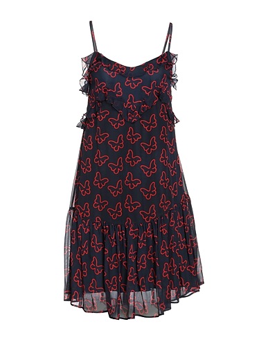 BLUGIRL Robe courte Bleu nuit 100% Soie