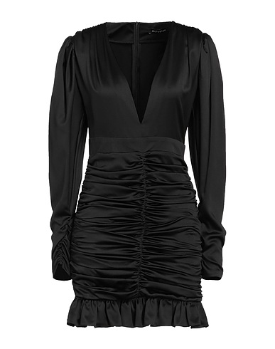 ACTUALEE Short dress Black 100% Polyester