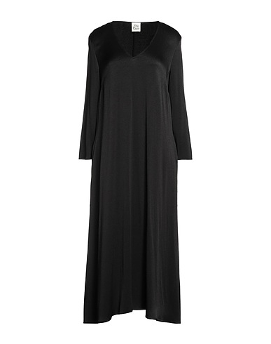 ATTIC AND BARN Midi dress Black 100% Viscose