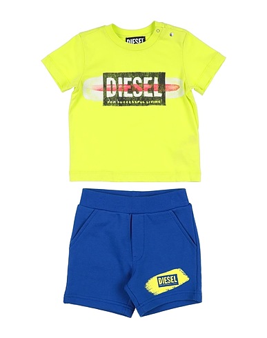 DIESEL Outfits Acid green 100% Cotton