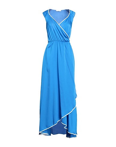 LUCKYLU  Milano Long dress Blue 100% Viscose