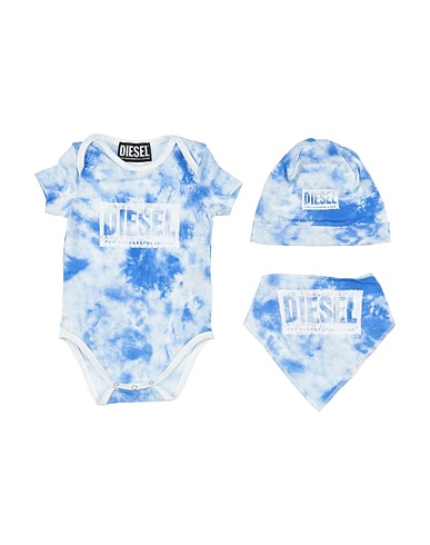 DIESEL Baby accessories set Blue 95% Cotton, 5% Elastane