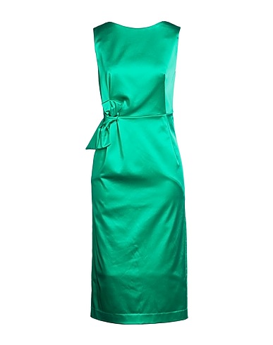 P.A.R.O.S.H. Robe mi-longue Vert émeraude 48% Acétate, 45% Polyamide, 7% Élasthanne