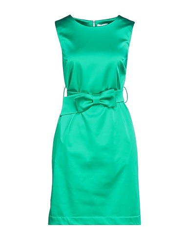P.A.R.O.S.H. Vestito corto Verde smeraldo 48% Acrilico, 45% Poliammide, 7% Elastan