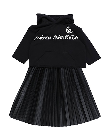MM6 MAISON MARGIELA Dress Black 100% Cotton, Viscose, Polyurethane