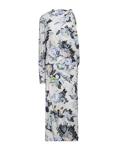 SPORTMAX Langes Kleid Hellgrau 80% Polyamid, 20% Elastan