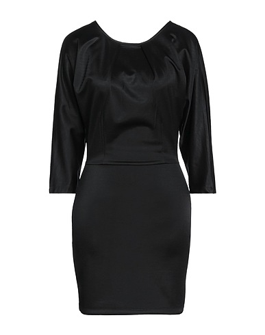 PATRIZIA PEPE Sheath dress Black 100% Polyester, Elastane