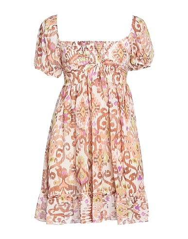 VICOLO Short dress Khaki 100% Polyester