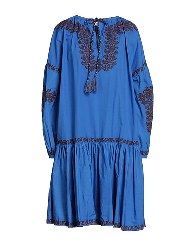 P.A.R.O.S.H. Midi dress Blue 100% Cotton