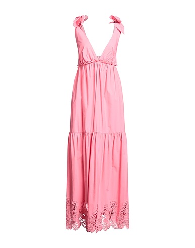P.A.R.O.S.H. Vestito estivo Rosa 100% Cotone, Poliestere