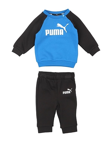 PUMA Baby co-ord  Minicats ESS Raglan Jogger FL
 Bright blue 62% Cotton, 38% Polyester, Elastane