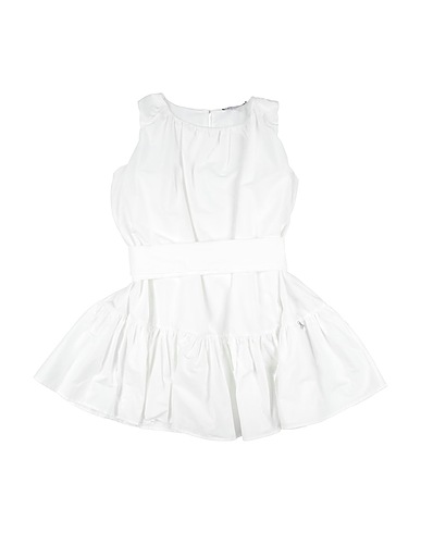 PATRIZIA PEPE Dress White 97% Cotton, 3% Elastane