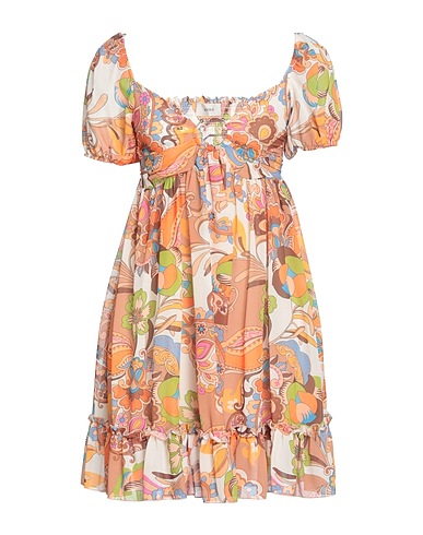 VICOLO Short dress Beige 100% Polyester