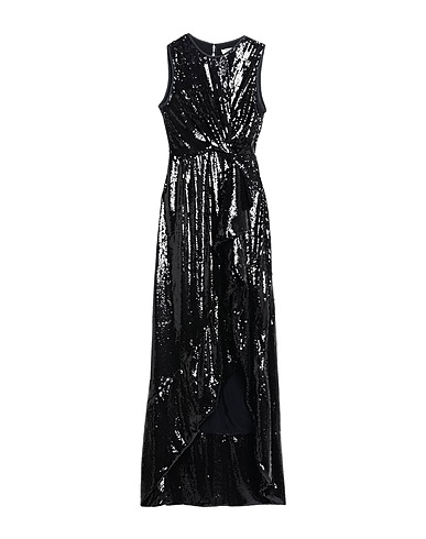 ELISABETTA FRANCHI Long dress Black 100% Polyester