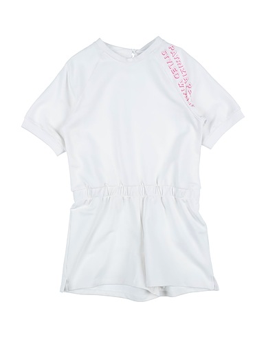 PATRIZIA PEPE Kids’ jumpsuit White 95% Cotton, 5% Elastane