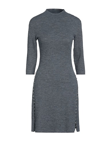 MAJE Short dress Lead 42% Acrylic, 40% Wool, 16% Polyamide, 2% Elastane