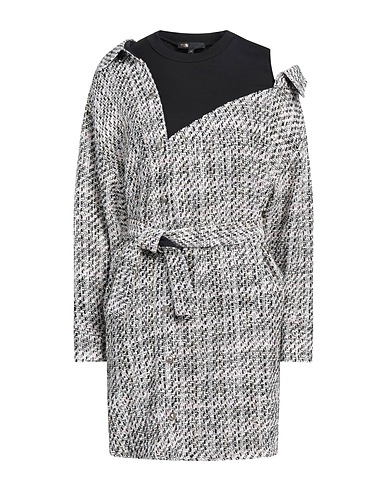MAJE Short dress Black 52% Acrylic, 27% Cotton, 15% Polyester, 4% Synthetic fibers, 2% Metallic fiber
