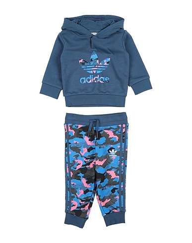 ADIDAS ORIGINALS Baby co-ord  HOODIE SET
 Slate blue 70% Cotton, 30% Recycled polyester, Elastane
