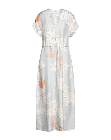 ALYSI Long dress Sky blue 100% Silk