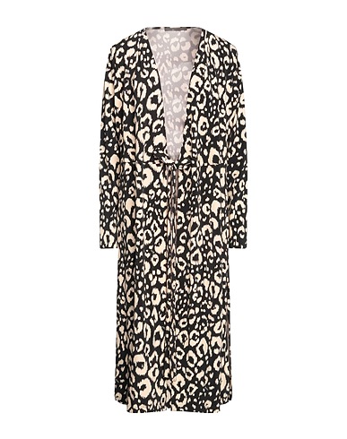 19.70 NINETEEN SEVENTY Midi-Kleid Schwarz 90% Polyester, 10% Elastan
