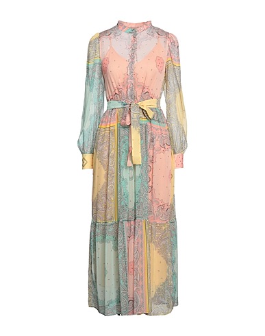 TWINSET Long dress Light pink 100% Polyester