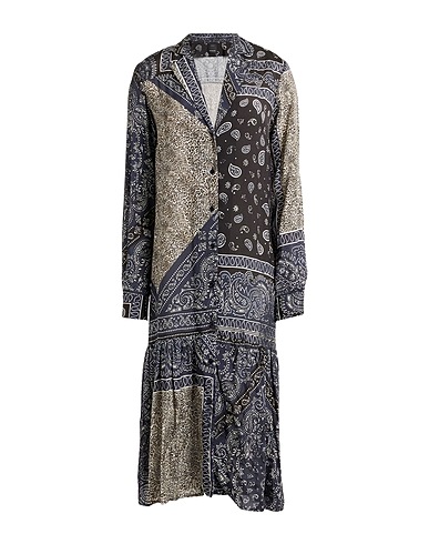 PINKO Midi dress Midnight blue 100% Viscose