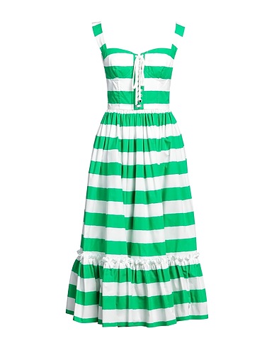 DOLCE&GABBANA Midi dress Green 100% Cotton