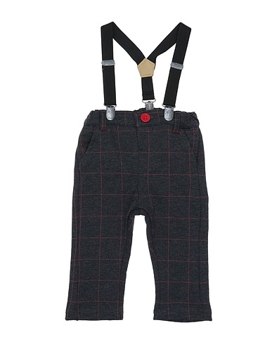 CHICCO Casual trouser Charcoal 57% Cotton, 38% Polyester, 5% Elastane