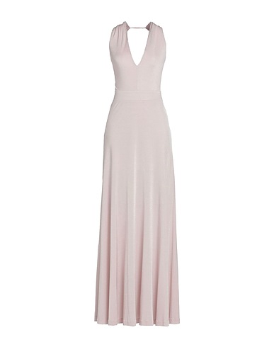 TRUSSARDI Long dress Light pink 72% Viscose, 20% Cupro, 8% Polyester