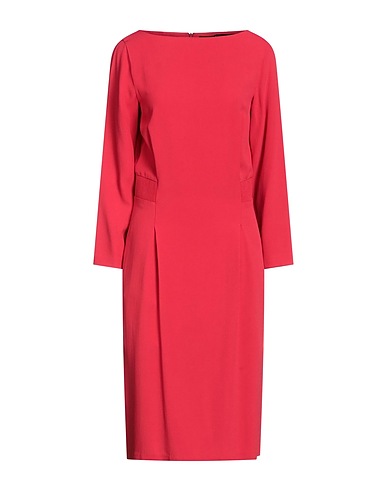 TRUSSARDI Midi dress Garnet 73% Acetate, 27% Viscose
