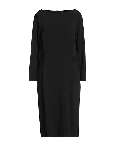 TRUSSARDI ひざ丈ワンピース ブラック アセテート 73% / レーヨン 27%