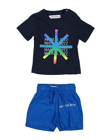 MANUEL RITZ Outfits Midnight blue 100% Cotton