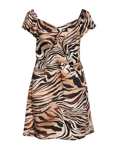 GAëLLE Paris Short dress Beige 100% Polyester