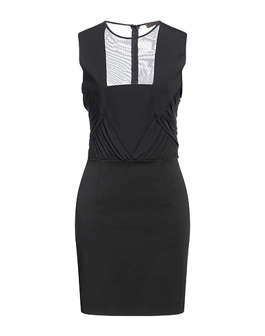 SIMONA CORSELLINI Vestito corto Nero 52% Poliestere, 43% Lana Vergine, 5% Lycra®