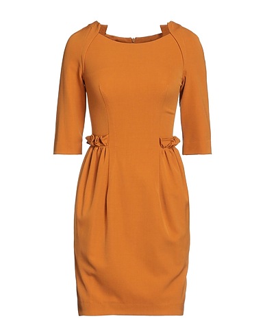 SIMONA CORSELLINI Short dress Marigold 52% Polyester, 43% Virgin Wool, 5% Lycra®