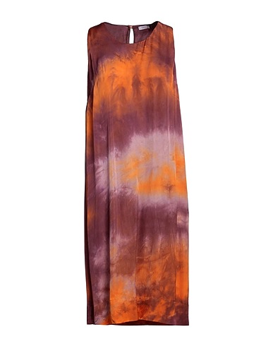 ROSSOPURO Midi dress Orange 100% Viscose