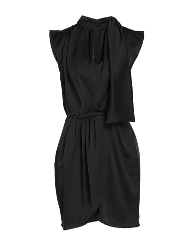 ACTUALEE Short dress Black 100% Polyester