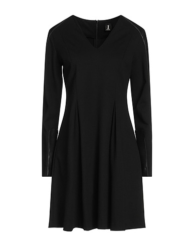 1-ONE Short dress Black 69% Viscose, 25% Polyamide, 6% Elastane, Polyester, Polyurethane