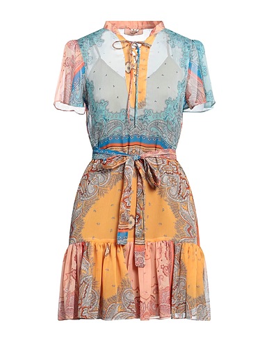 TWINSET Short dress Azure 100% Polyester